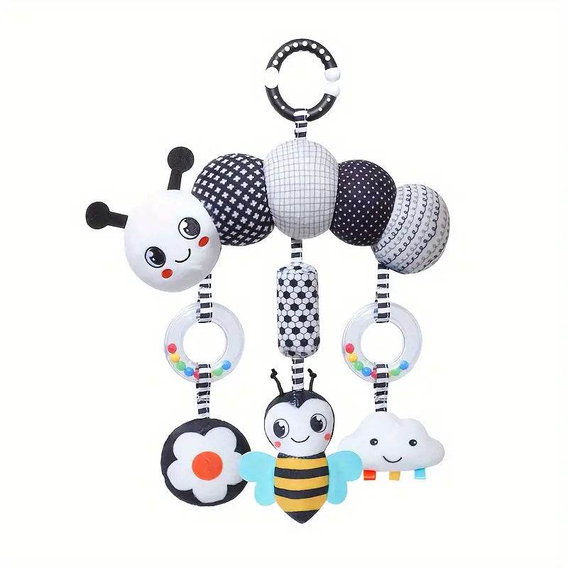 Baby Wind Chime Hanging Ornament Car Toy - Caterpillar or Crocodile